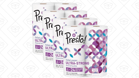 Presto! Ultra-Strong Toilet Paper | $14 | Amazon | Use Subscribe & Save and clip the $5 coupon